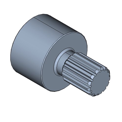 SPLINE STUBWELD 13T 7/8